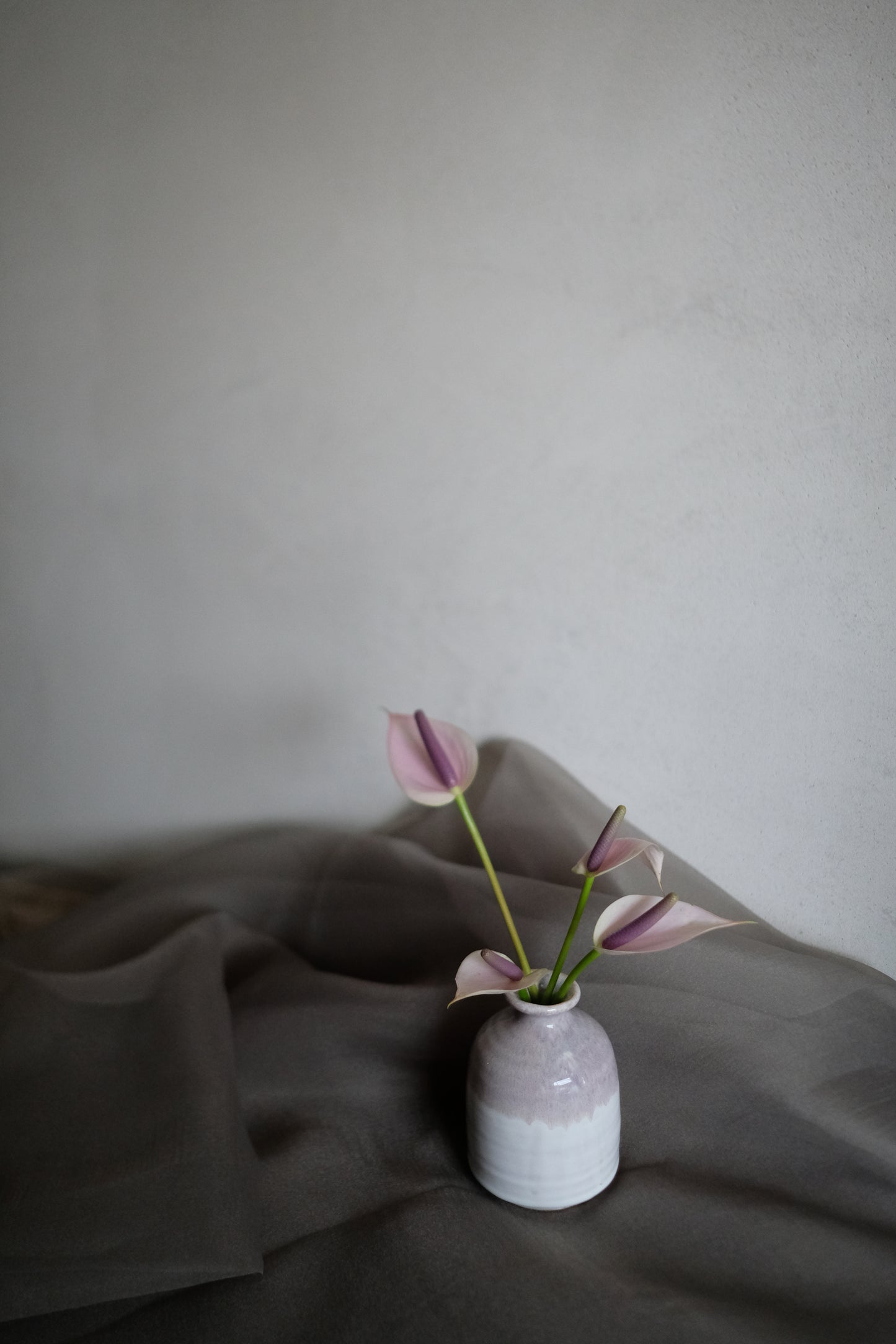 Lavender Ceramic Vase