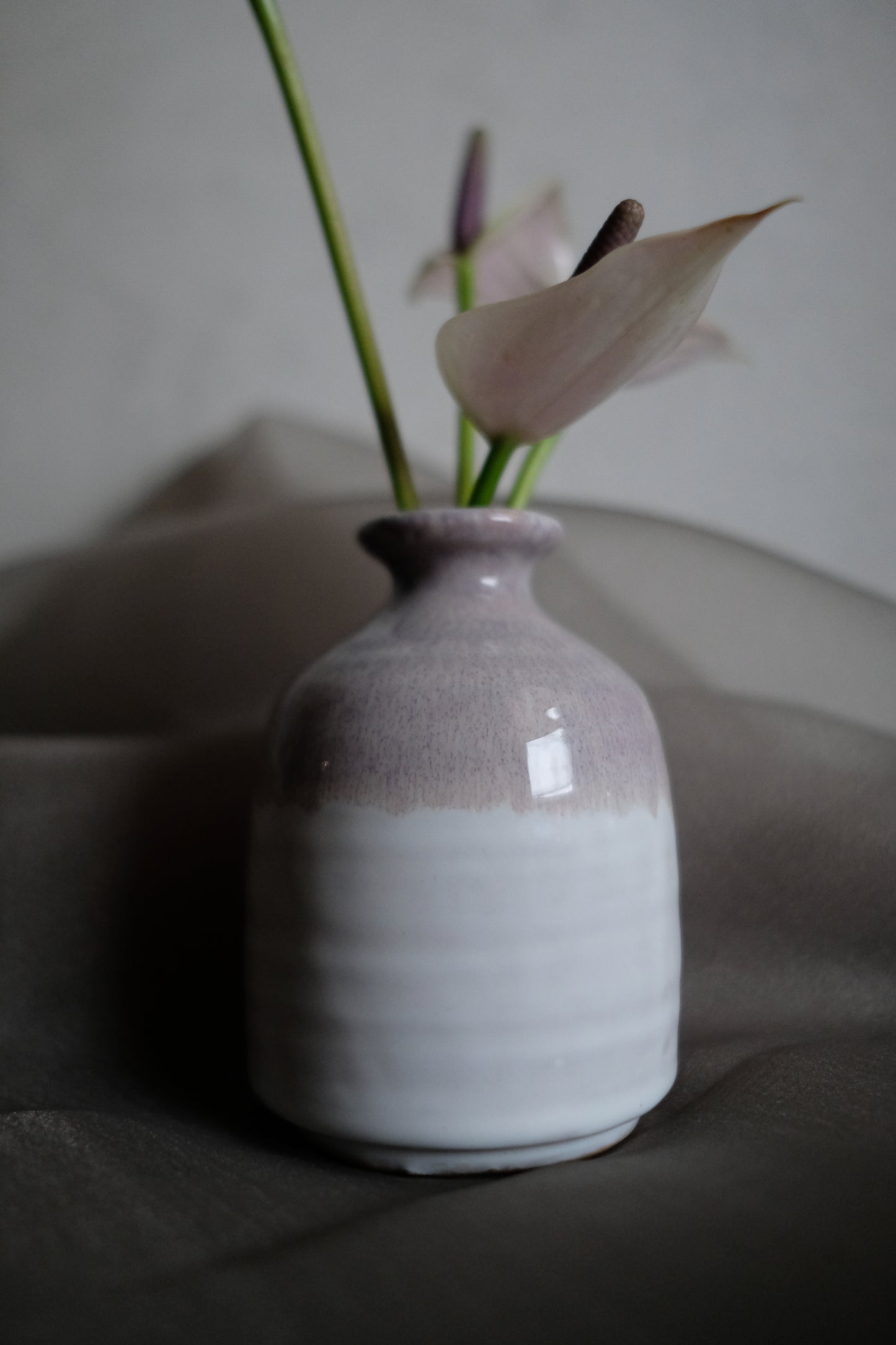 Lavender Ceramic Vase