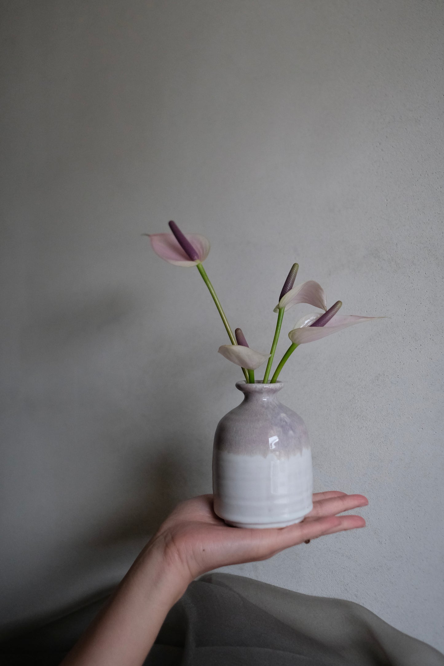 Lavender Ceramic Vase