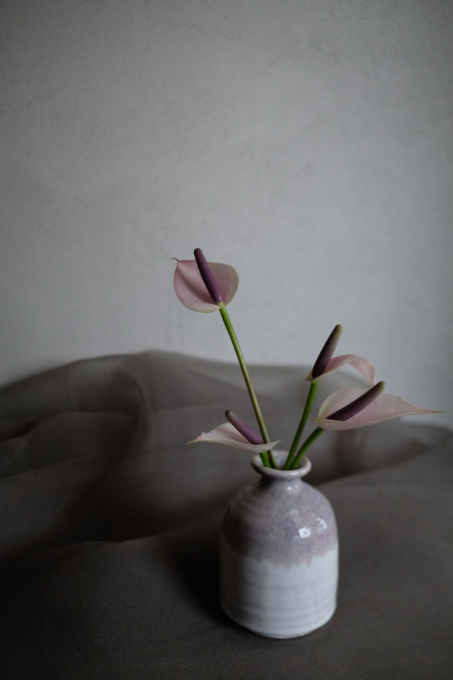 Lavender Ceramic Vase