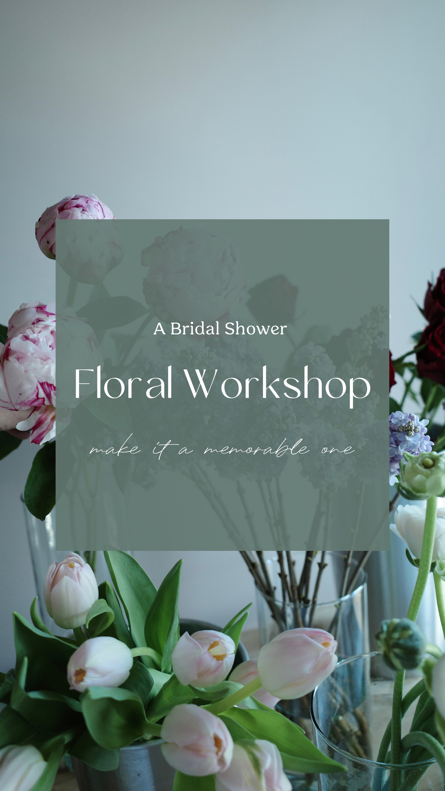 Bridal Shower Fresh Flower Workshop